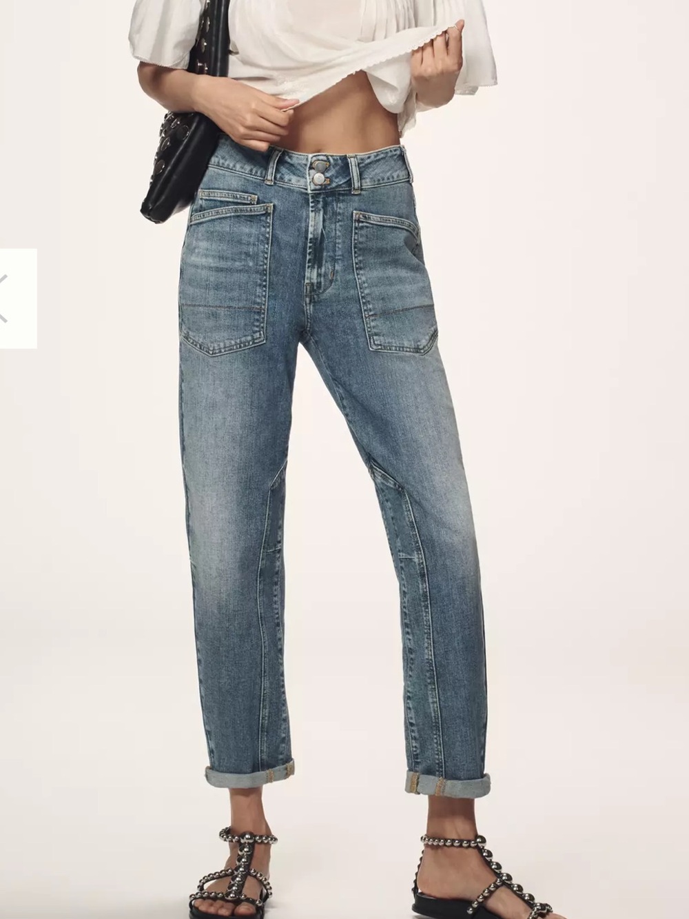 Anthropologie The Wanderer Mid-Rise Relaxed Jeans by Pilcro